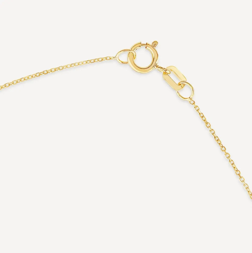 9ct Yellow Gold Polished Open Oval & Bar Chain Necklet