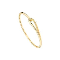 9ct Yellow Gold Polished Stirrup Bangle