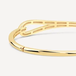 9ct Yellow Gold Polished Stirrup Bangle