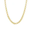 9ct Yellow Gold Round Belcher Chain Necklace