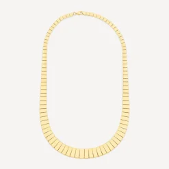9ct Yellow Gold Shiny Cleopatra Necklet