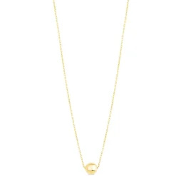 9ct Yellow Gold Slider Ball Necklet