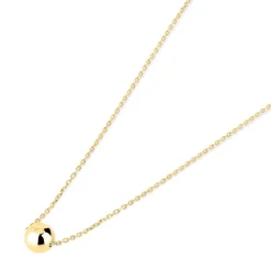 9ct Yellow Gold Slider Ball Necklet