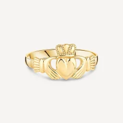 9ct Yellow Gold Small Claddagh Ring