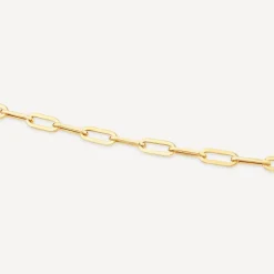 9ct Yellow Gold Small Paperlink Bracelet