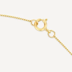 9ct Yellow Gold Square 0.25ct Diamond Cluster Pendant