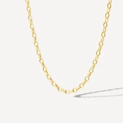 9ct Yellow Gold V-Small Belcher 22' Link Necklet