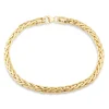 9ct Yellow Gold Wheat Link Ladies Bracelet