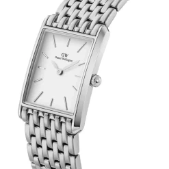 Daniel Wellington Bound 32x22mm White Dial 9-Link Steel Bracelet Watch