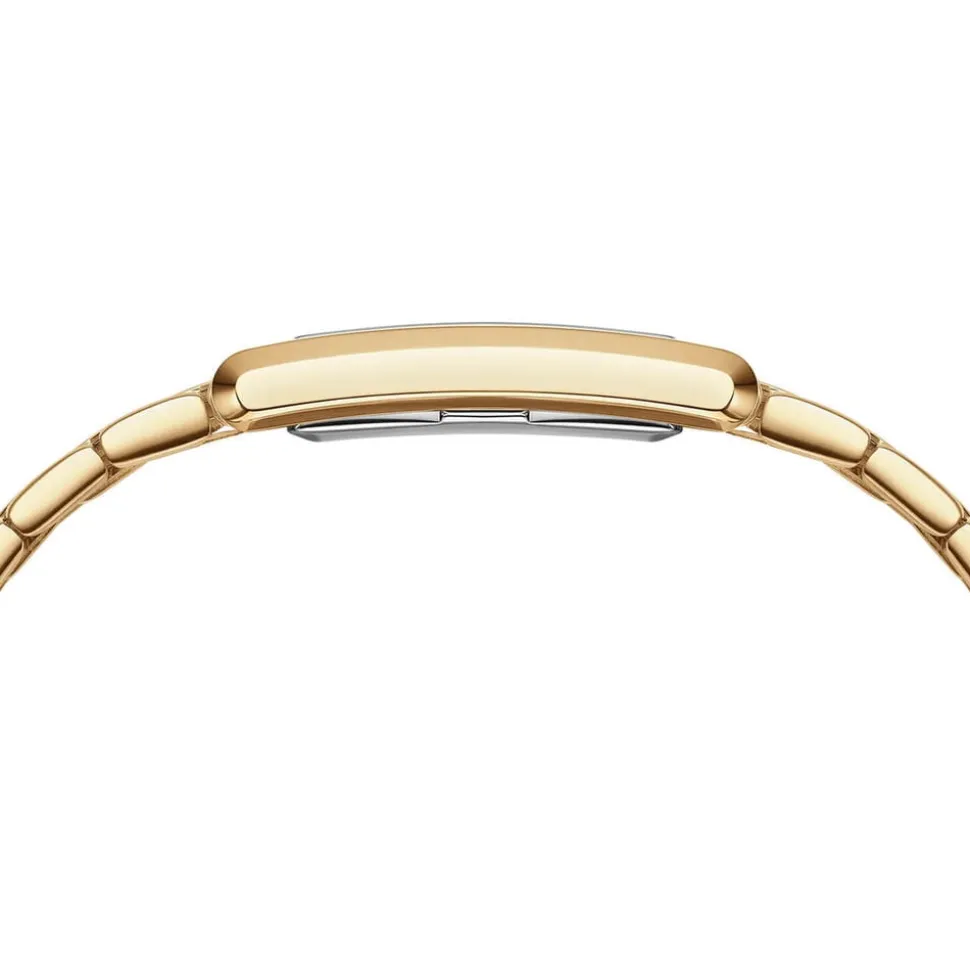 Daniel Wellington Bound 32x22mm White Dial 9-Link Gold PVD Bracelet Watch