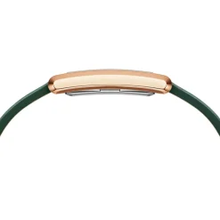 Daniel Wellington Bound 32x22mm Emerald Dial Green Crocodile Leather Strap Watch
