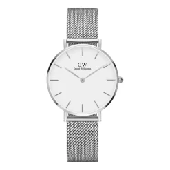 Daniel Wellington Classic Petite Sterling White Dial Mesh Strap Watch