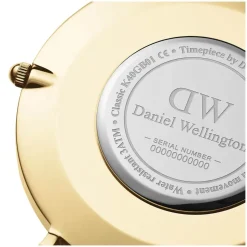 Daniel Wellington Classic Sheffield 40mm Black Dial & Leather Strap Watch