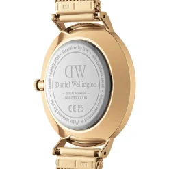 Daniel Wellington Classic 40mm Multi-Eye Evergold Onyx Dial Gold Mesh Bracelet Watch
