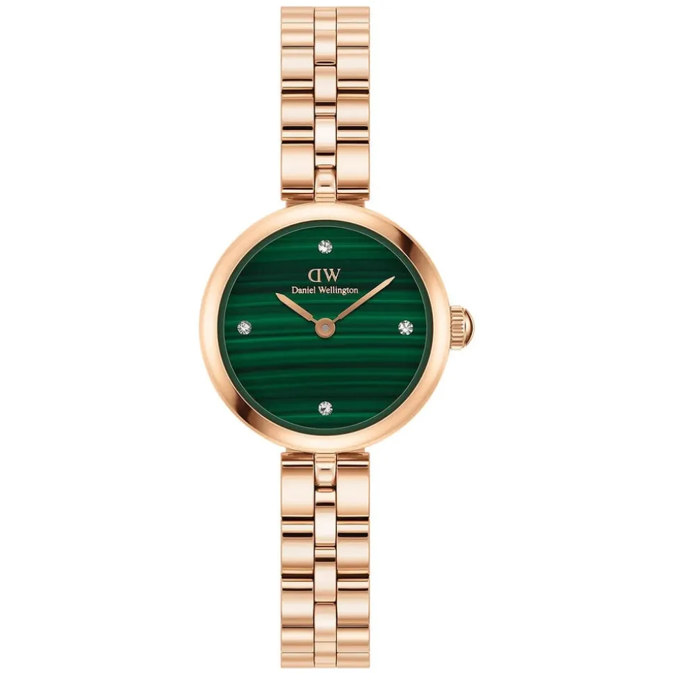 Daniel Wellington Elan Lumine 22mm Malachite Dial Rose Gold PVD Bracelet Watch