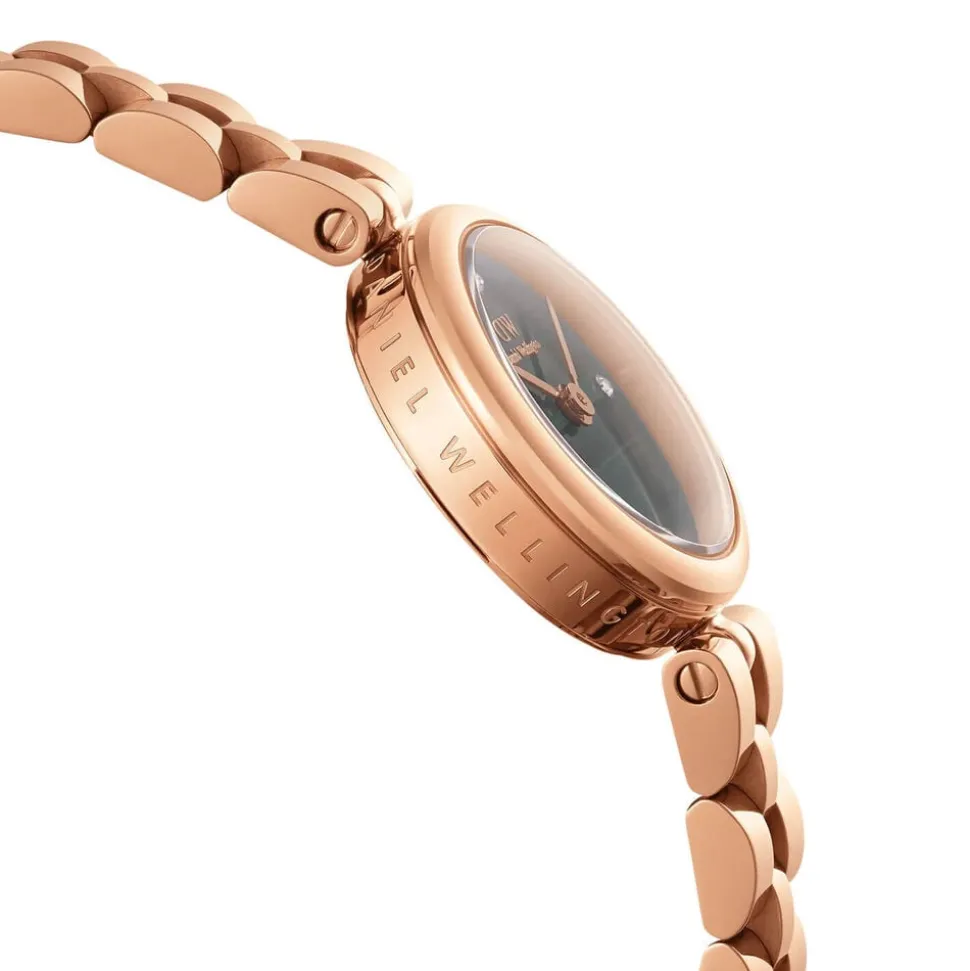 Daniel Wellington Elan Lumine 22mm Malachite Dial Rose Gold PVD Bracelet Watch