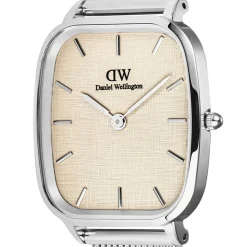 Daniel Wellington Marlon Sterling Linen 32x36.3mm Dial Steel Bracelet Watch