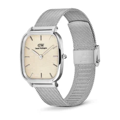 Daniel Wellington Marlon Sterling Linen 32x36.3mm Dial Steel Bracelet Watch