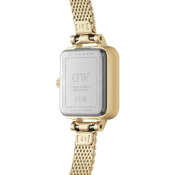 Daniel Wellington Micro 15,5x18mm Green Dial Yellow Gold Mesh Bracelet Watch