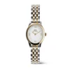 Daniel Wellington Ophelia Mini Two Tone Gold 22x25.5mm White Dial Steel Bracelet Watch