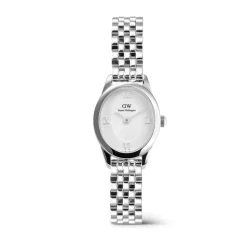 Daniel Wellington Ophelia Mini Silver 22x25.5mm White Dial Steel Bracelet Watch
