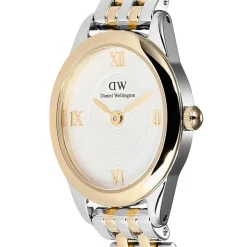 Daniel Wellington Ophelia Mini Two Tone Gold 22x25.5mm White Dial Steel Bracelet Watch