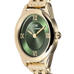 Daniel Wellington Ophelia Mini Emerald Gold 22x25.5mm Dial Gold Plated Steel Bracelet Watch