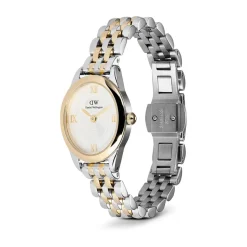 Daniel Wellington Ophelia Mini Two Tone Gold 22x25.5mm White Dial Steel Bracelet Watch