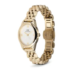 Daniel Wellington Ophelia Mini Gold 22x25.5mm White Dial Gold Plated Steel Bracelet Watch