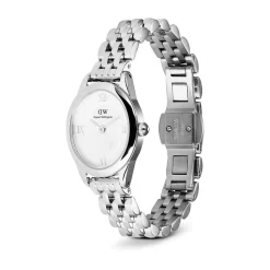Daniel Wellington Ophelia Mini Silver 22x25.5mm White Dial Steel Bracelet Watch