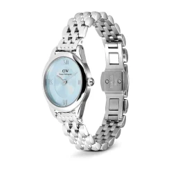 Daniel Wellington Ophelia Mini Ice Blue Silver 22x25.5mm Dial Steel Bracelet Watch