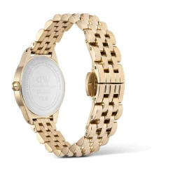Daniel Wellington Ophelia Mini Emerald Gold 22x25.5mm Dial Gold Plated Steel Bracelet Watch