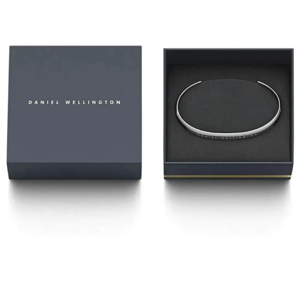 Daniel Wellington Silver-Tone Cuff Large