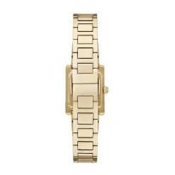 Emporio Armani 20 x 26mm White Dial Gold Tone Stainless Steel Bracelet Watch