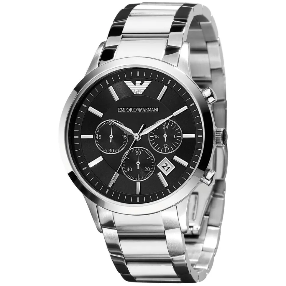 Emporio Armani Classic Chronograph Steel 43mm Men's Watch