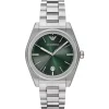 Emporio Armani Federico 41mm Green Dial Stainless Steel Bracelet Watch
