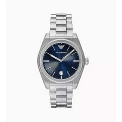 Emporio Armani Federico 41mm Blue Dial Stainless Steel Bracelet Watch