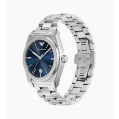 Emporio Armani Federico 41mm Blue Dial Stainless Steel Bracelet Watch