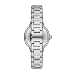 Emporio Armani Mia 32mm Blue Dial Cubic Zirconia Bezel Steel Bracelet Watch