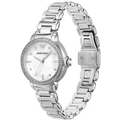 Emporio Armani Mia 32mm MOP Dial Steel Bracelet Watch