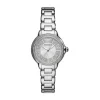 Emporio Armani Mia 32mm Silver Cubic Zirconia Set Dial & Bezel Steel Bracelet Watch