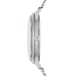 Emporio Armani Minimalist 42mm Blue Dial Mesh Steel Bracelet Watch
