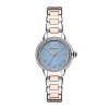Emporio Armani 32mm Blue Dial Two-Tone Steel Bracelet Watch