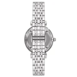 Emporio Armani 32mm Blue Dial Rose Gold Hands Steel Bracelet Watch