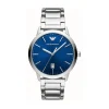 Emporio Armani Ruggero 43mm Blue Dial Stainless Steel Bracelet Watch
