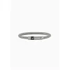 Emporio Armani Stainless Steel Black Rubber Inlay Bracelet