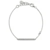 Emporio Armani Sterling Silver Cubic Zirconia ID Bracelet
