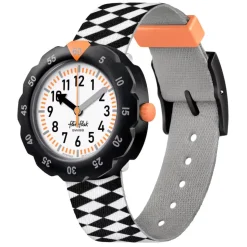 FLIK FLAK Race Flag 31.85mm Quartz Kids Watch