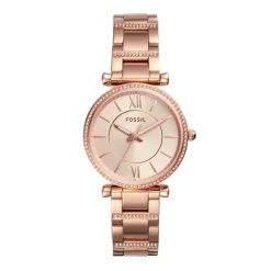 Fossil Carlie Rose Gold Ladies Watch