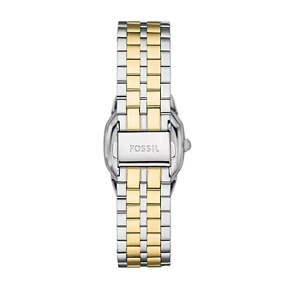 Fossil Harlow 27mm Cream Dial Two-Tone Stainless Steel Bracelet Watch